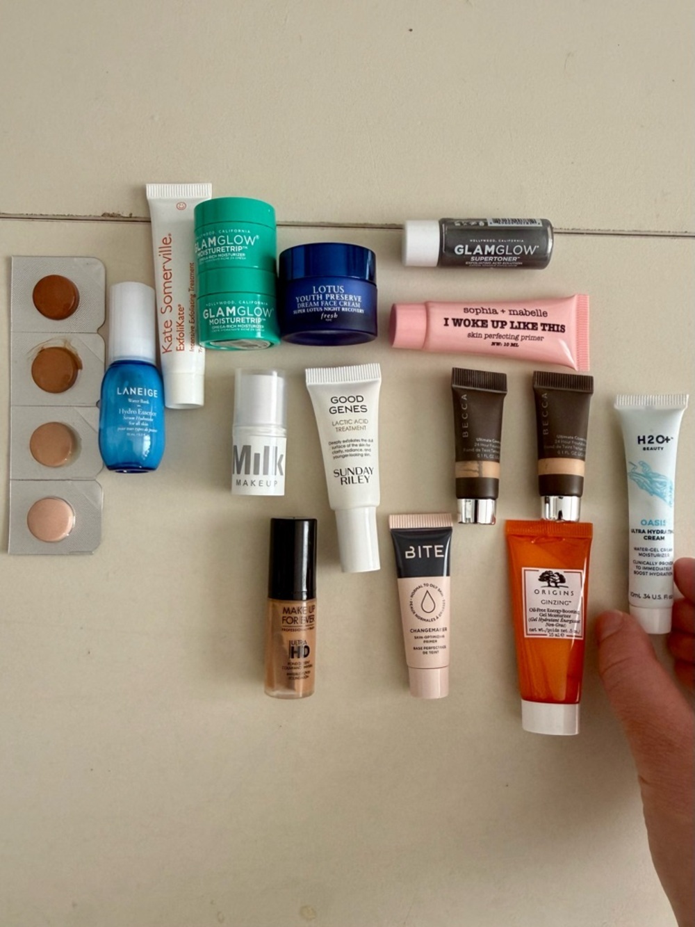 SEPHORA FAVORITES Luxury Skincare Mini Sample Lot Origins Glamglow Laneige etc